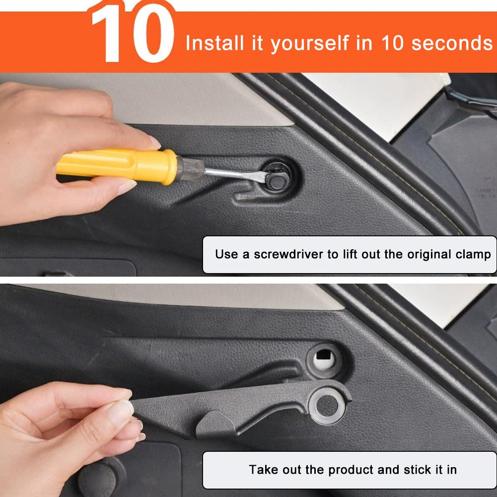 2Pcs Car Trunk Storage Hook Organizer Rear Trunk Modification Hanger Hook Fit For Toyota RAV4 2020-2025 Interior Accessories