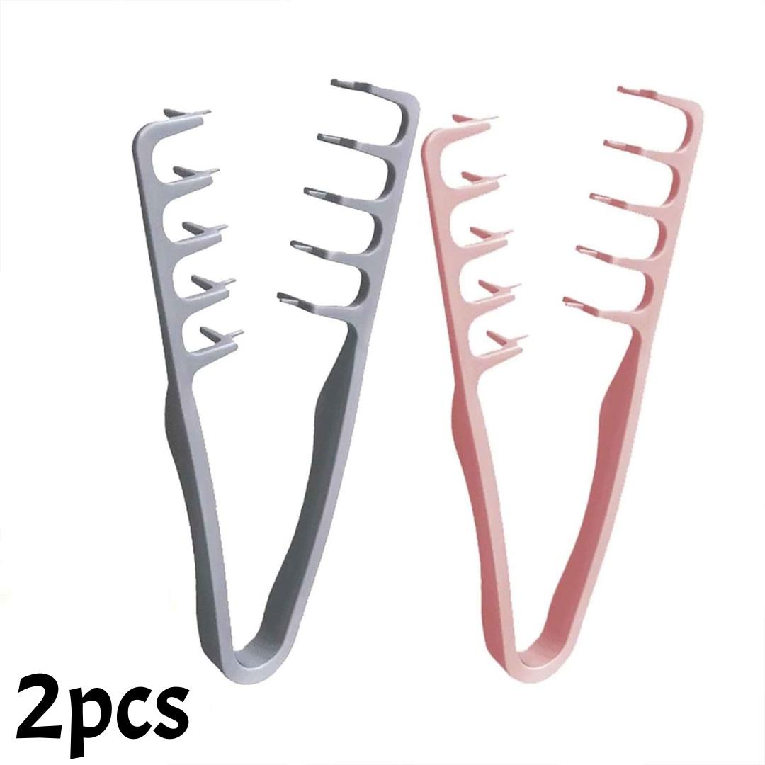 

2pcs Volumizing Hair Comb Fine-Toothed Hair Boosting Brush Korean Styling Combs for Curly Straight Thick Hair Salon Home Use