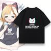 Blue Archive Azure Feather Momoi Same Style ShortSleeve Fashion TShirt Cosplay Game Clothing for Unisex and Women Tops