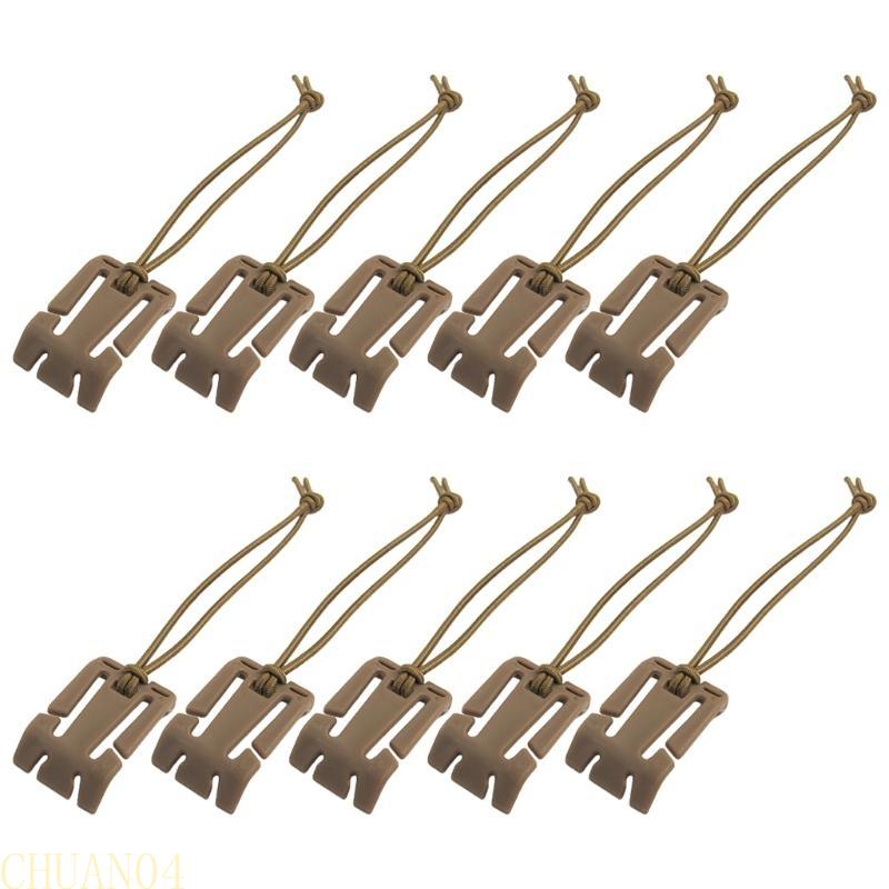 A1A2 10Pcs Tactic Gear Clip Strap for Backpack Webbing Attachments Tactic Hook Vest Belt Dominators Buckle Elastics Strap
