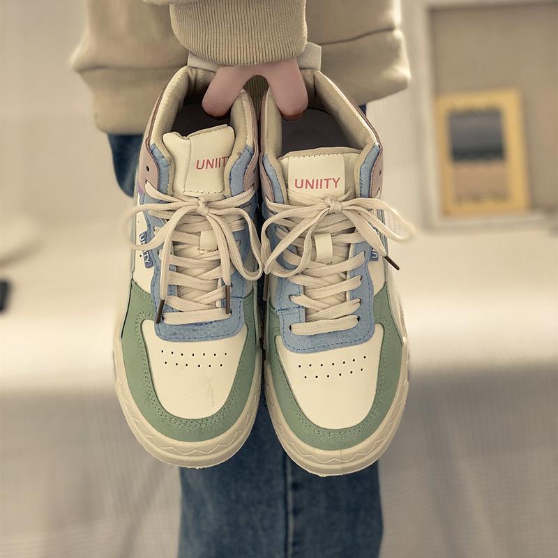 Sports Shoes Women Lace-up High-top Sneakers Skateboards Comfort Walking Flat Platform Shoes Casual Woman Vulcanized Shoes