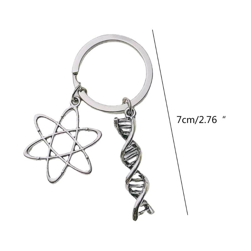 Portachiavi Molecolare Accessorio Essenziale per Appassionati di Scienza Biologica