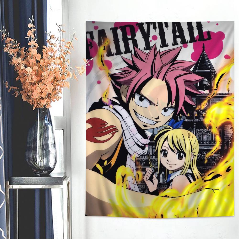 Fantasy Anime FFairy TTail DIY Wall Tapestry For Living Room Home Dorm Decor Wall Art Decor