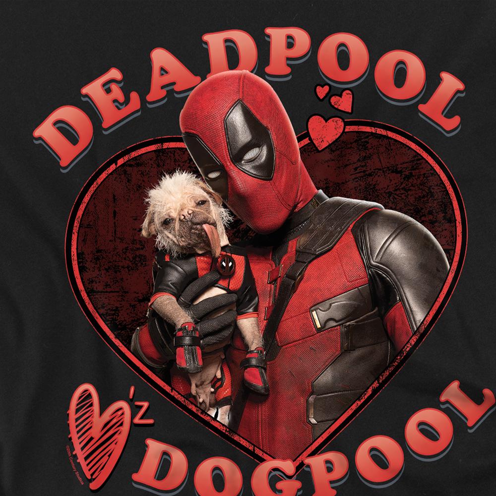 Deadpool & Wolverine Unisex Adult Wade Loves Dogpool T-Shirt