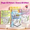 Magic 3D Stereo Drawing Pad Kids Educational Doodle Sketchbook Funny Graffiti Painting Notebook Children Art Creativity