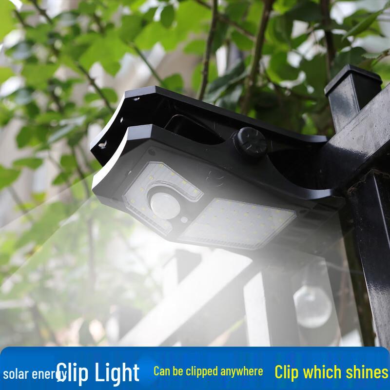 Solar Motion Sensor Outdoor Clip Light