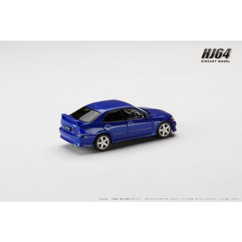 1/64 Scale Toyota Altezza RS200 (E10) 1998 with Genuine Options, Blue Mica