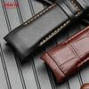 Pasek do zegarka ze skóry naturalnej 22mm 23mm 24mm do Tissot T035.407A T035.617A 627A Pasek do zegarka Bransoletki Klamra motylkowa