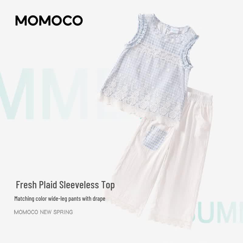MOMOCO Girls' Sweet Summer Two-Piece Set
