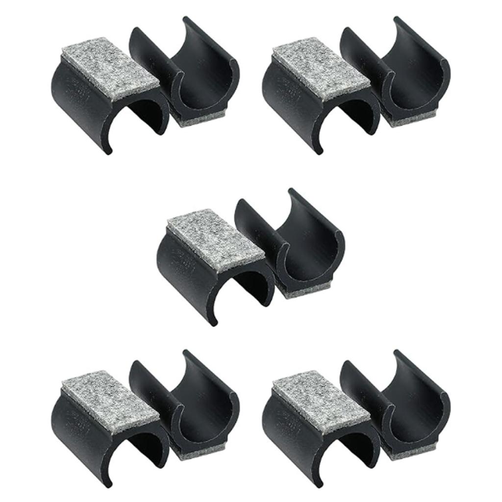 10 szt. Ślizgaczy do Krzeseł do Krzeseł Wspornikowych Chronią Podłogę i Redukują Hałas dzięki Wytrzymałym Podkładkom z Filcu do Codziennego Użytku