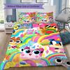 Unikitty Pattern Bedding,Quilt Set Quilt Cover Pillowcase Home Birthday Gift (1*duvet Cover+2*pillowcase,without core)SSJT0917150