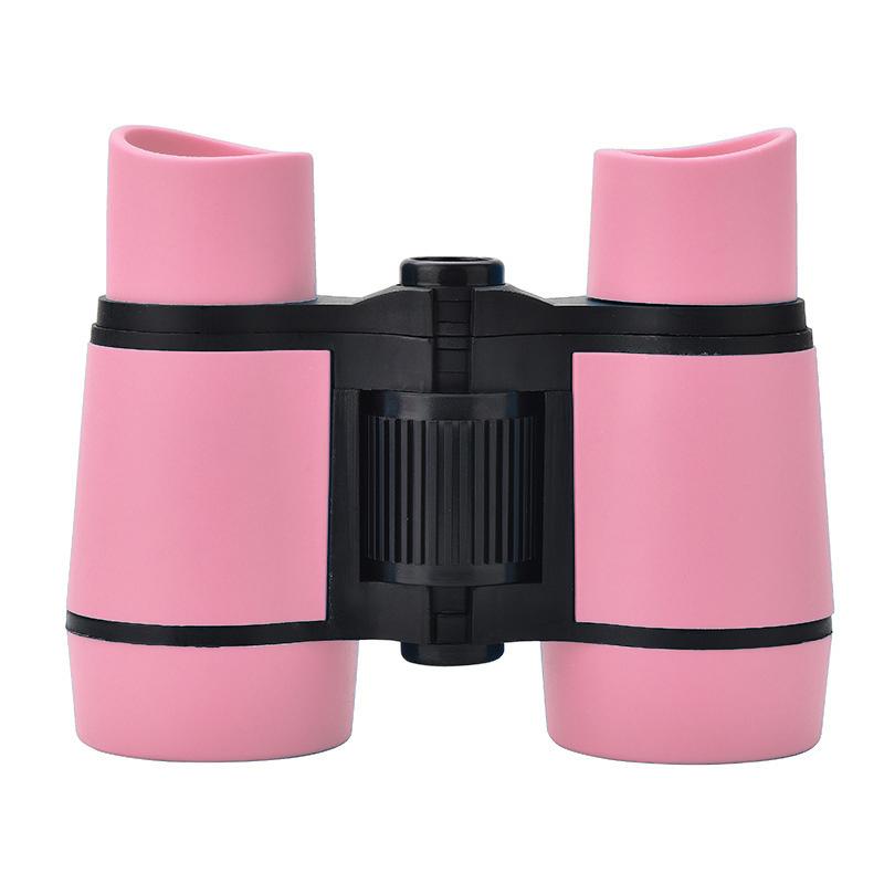 4X30 Kids Binocular Telescope Children Educational Learning Telescope Bird Watching Folding Handle Anti Slip Optics Telescope
