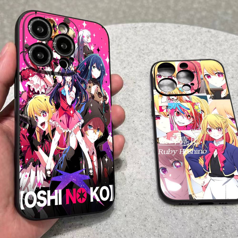 Anime Oshi No Ko Phone Case For Iphone 17 16 15 16e 14 13 12 11 Pro Max Plus Case Cover Coque