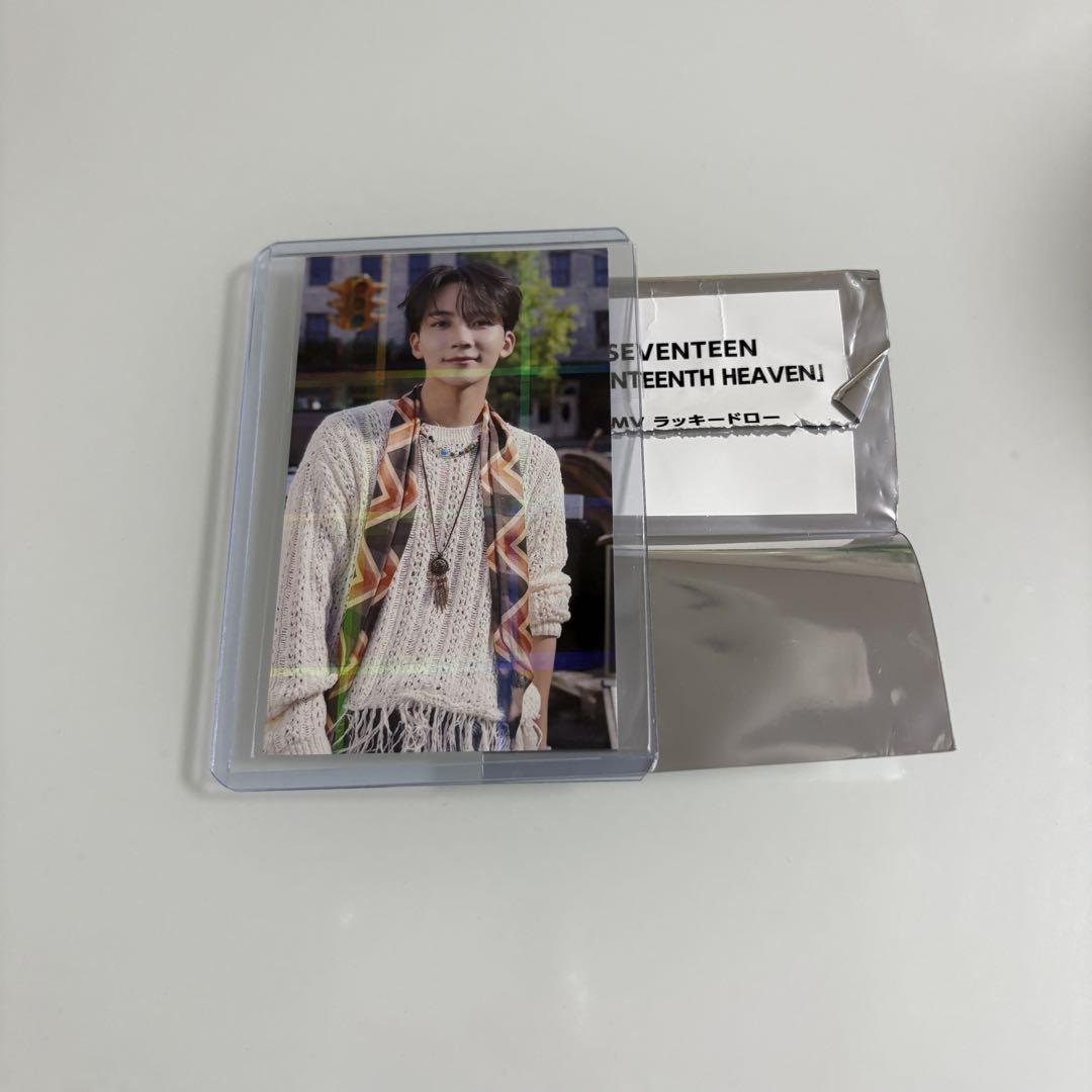 

[Б/У] SEVENTEEN Чонхан торговая карточка Lucky Drop Heaven HMV