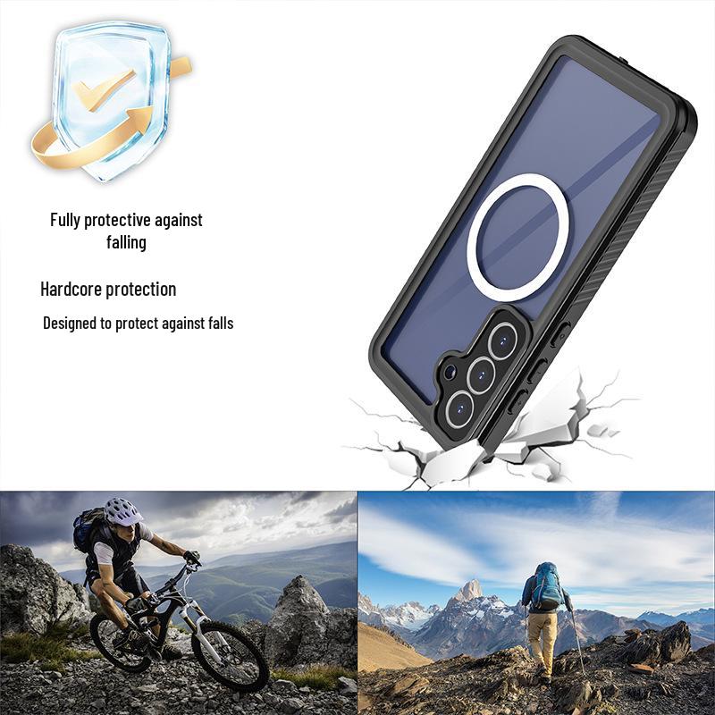 Galaxy S25FE Waterproof & Drop-Proof Magnetic Diving Case