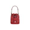 Dempsey 14 Classic Floral Drawstring Bucket Bag Women Bags Red C8322-IMP2Z