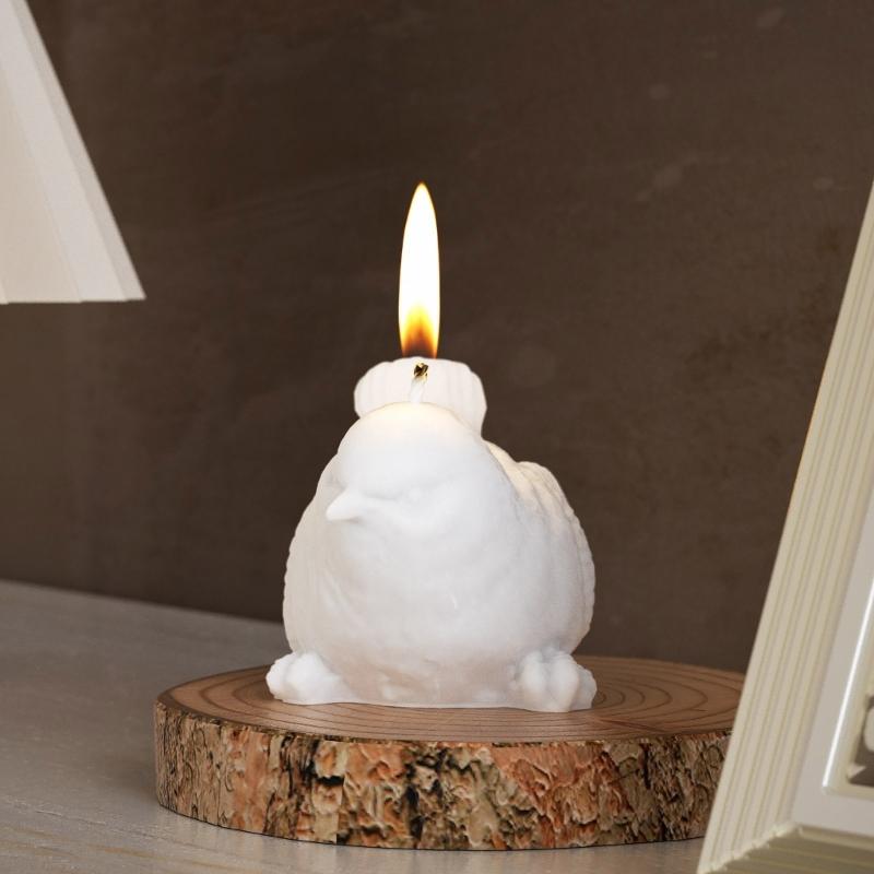 Flexible Silicone Mold for Creating Unique 3D Bird Figurines Accessory for Enthusiasts and Home Decoration Daily Use