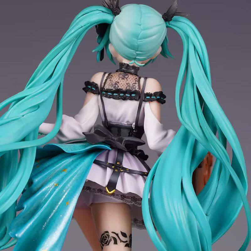 Hatsune Miku Chair PVC Figure World Plan Colorful Stage Beautiful Girl Garage Kit Ornaments Figure Anime Statue Collectable Toys