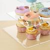 3/4/5 Tier Acrylic Wedding Cake Stand - Crystal Cupcake Display Shelf with LED Light - Perfect Party Decor Serving Platter