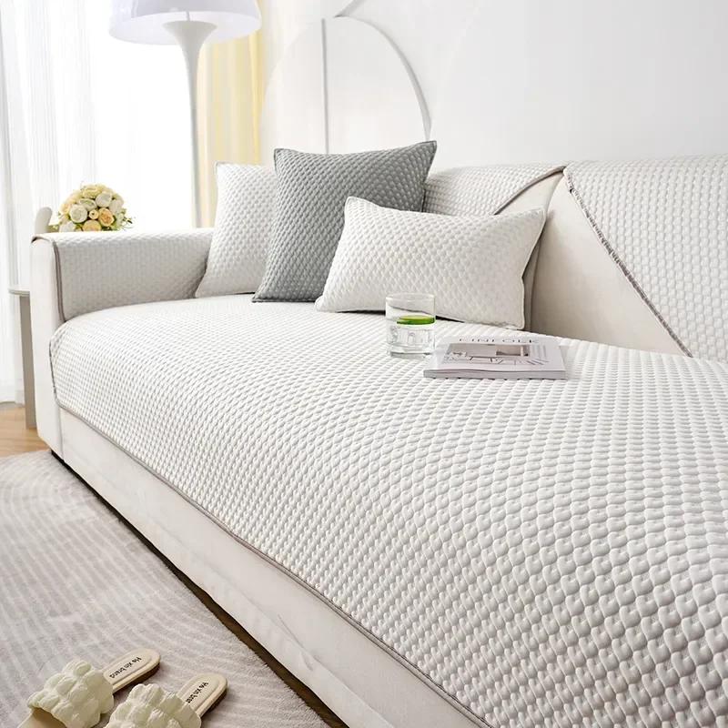 

Универсальный чехол для дивана Ice Silk, коврик для домашних животных, собак и детей, нескользящий чехол для дивана, защитное полотенце для дивана, декор для гостиной 70x70