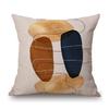 Nordic Abstract Geometric Modern Art Terra Cotta Modern Art Cotton Linen Sofa Throw Pillow Case Home Decorative Cushion Cover
