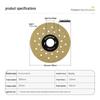 Angle Grinder Dual-Use Disc for Slate and Tile Cutting, 45° Chamfering, and Grinding