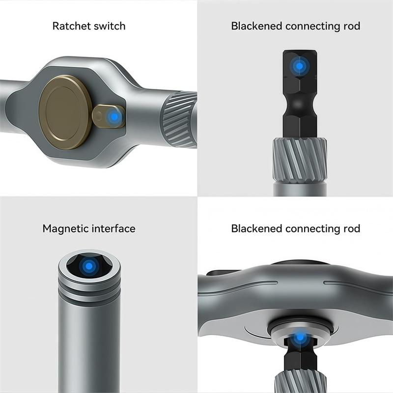 24 in 1 Magnetic Screwdriver Set DIY Ratchet Screwdriver Set Multi Drive Set with Detachable Portable Precision Repair Tool Kit