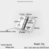 304 Stainless Steel Mini Hinges: 1-4 Inch Options for Cabinets & Wooden Boxes