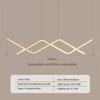 Modern LED Pendant Light For Living Room Kitchen Bar Restaurant Hanging Lamps Minimalist Long Chandelier Decor Lighting Fixtures