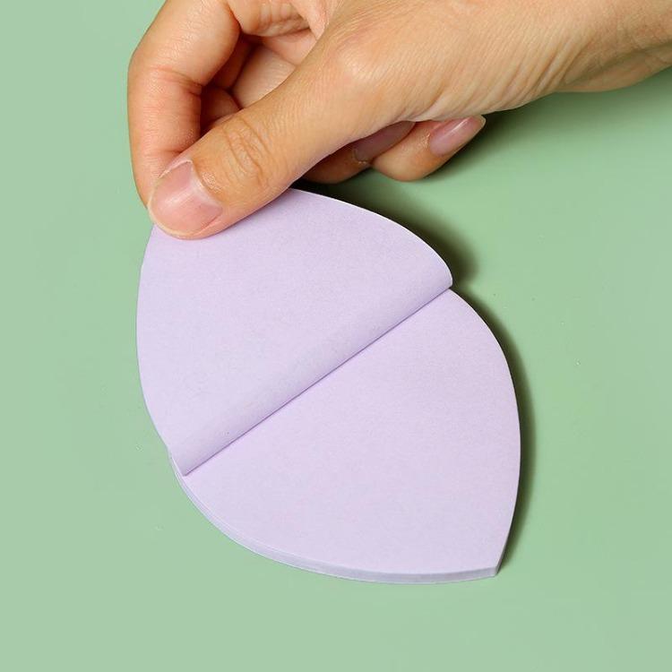Creative Love Post-it Notes Student Heart-shaped Post-it Notes Takeaway Milk Tea Can Be Pasted With Message Stickers.