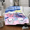 Customizable Sanrio1 Throw Blanket – Personalized Name, All-Season Cozy Snug Blanket, Machine Washable, Personalized Blanket