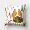 Vintage Flower Pillowcase Interior Decoration Office Living Room Home Pillowcase