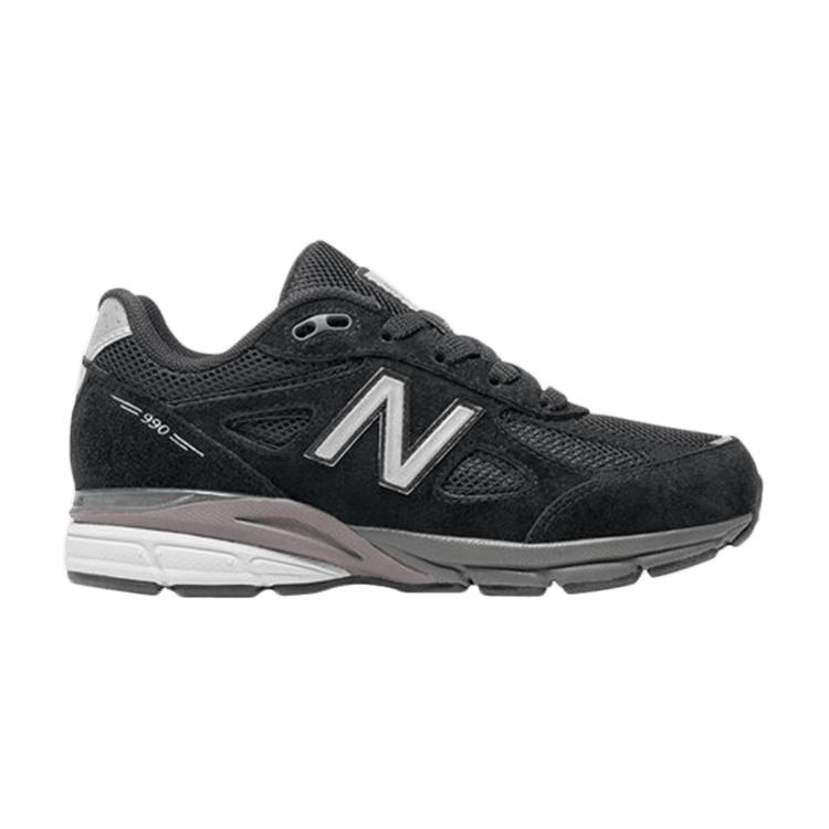 

Детские кроссовки New Balance 990v4 Kid Black Silver 2016 KJ990BSG