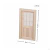 Dollhouse Window Door 9Pane 1:12 Scale DIY Miniature Decor