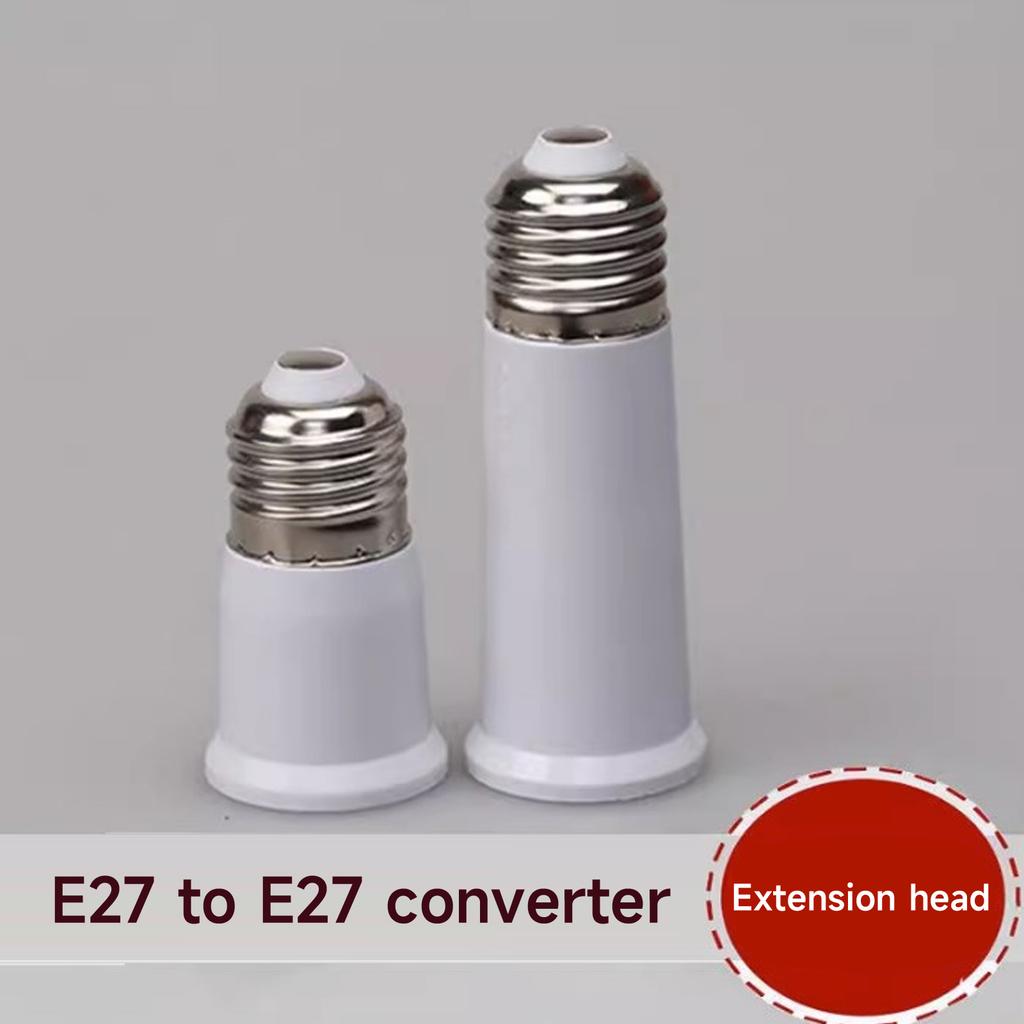 E27 To E27 Lamp Holder Adapter Light Bulb Extender Socket for LED Bulb Lighting Extension