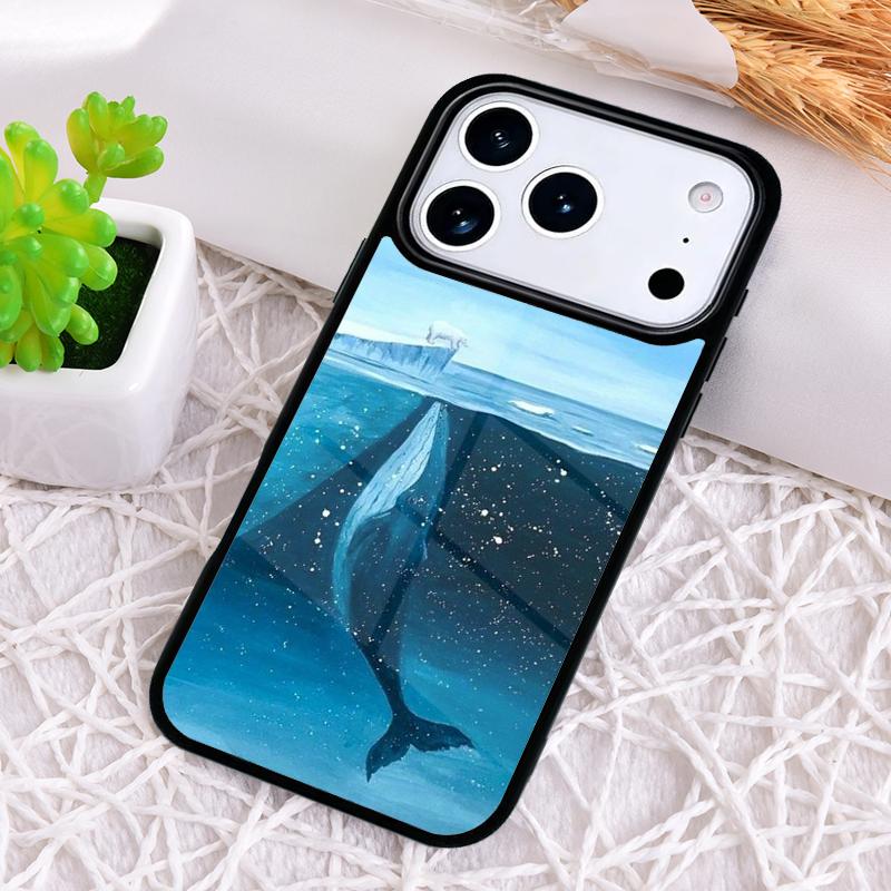 Whale Fish Wave Sea Shockproof Phone Case for iPhone 17 Air 16e 15 11 12 14 13 Pro Max Cover Coque