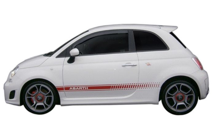 Déflecteurs D'air - SCOUTT - Fiat 500 3P - Fumé - Acrylique Renforcé - Installation Facile