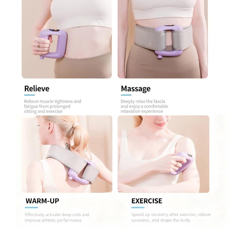 Deep Tissue Fascia Rings Massagers For Targeted Body Soreness Relief Portable ABS Plastic Design Easy To Clean