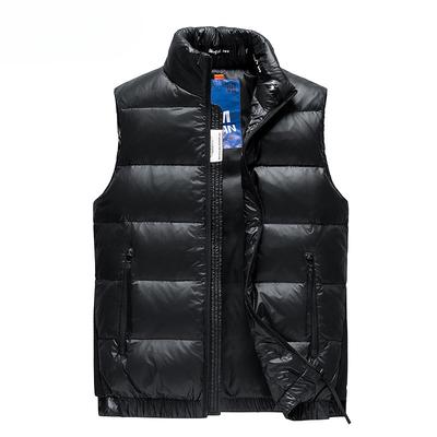 Men'S Down 90% White Duck Down Vest Stand-Up Collar Vest Vest Vest Loose Jacket