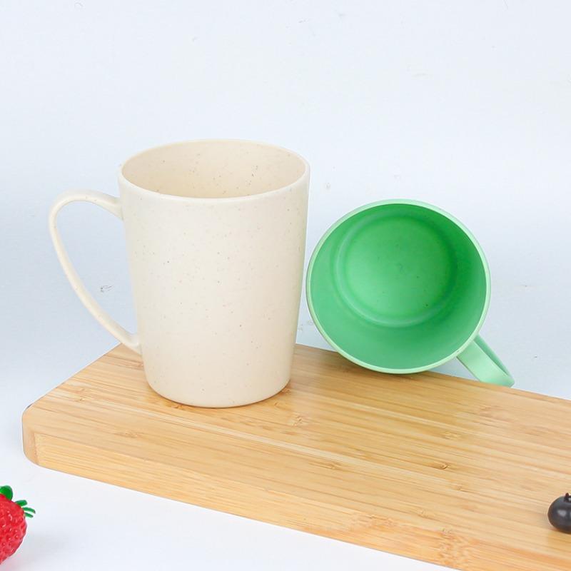 Anti-drop Plastic Water Cup, Wide-mouth Cup, Handle Drinking Cup, with Handle, Malt-flavored Cup, Mug