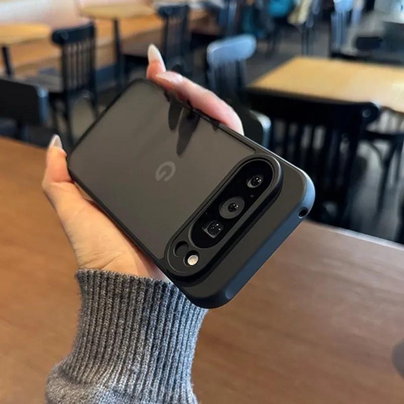 

Бронированный Матовый Прозрачный Чехол Для Google Pixel 9A 9 Pro XL 8A 7A 6A Тонкая Акриловая Ударопрочная Крышка Для Google Pixel 9 8 7 6 Pro for Pixel 9 pro