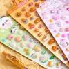 3D Mini Animals Sticker Kawaii Cartoon Planner Decorative Waterproof Sticker Diy Scrapbook Gucka Decor Patch