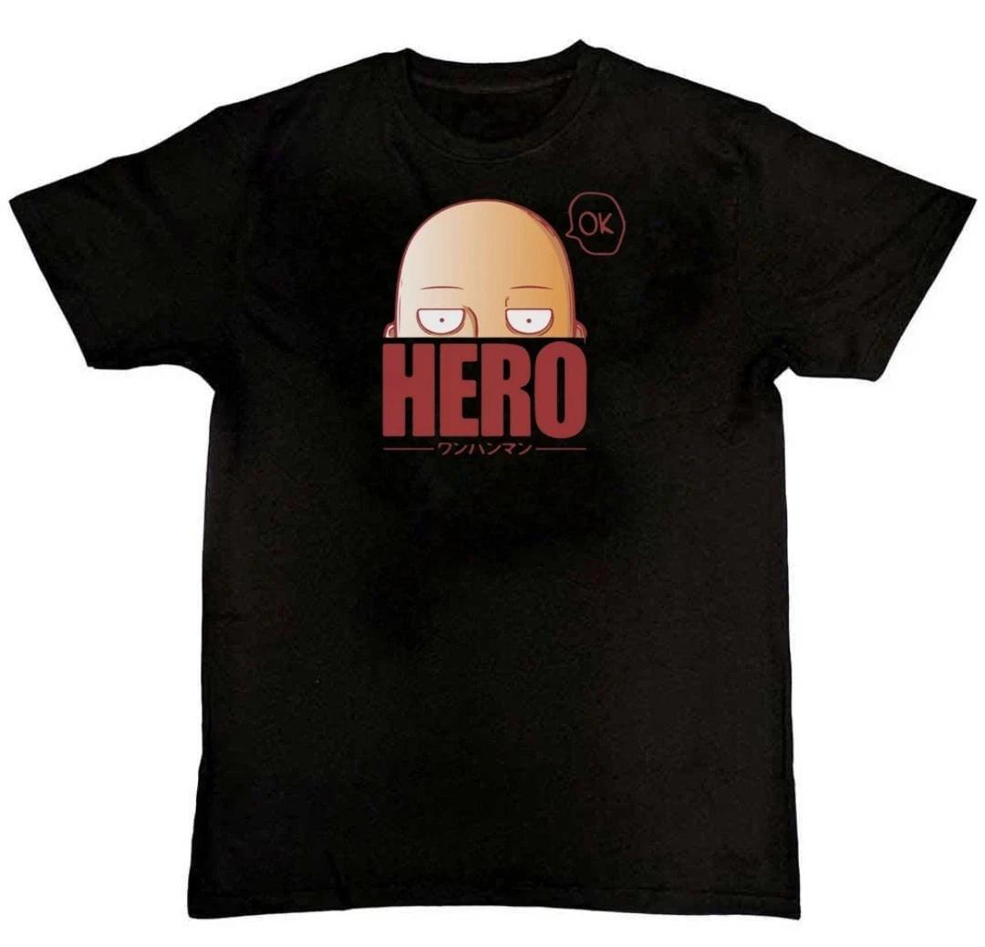 One Punch Man Saitama Hero Graphic Print Unisex Mens T-Shirt S M L XL 2 3 4 XL XXXL