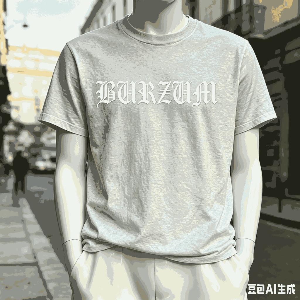 Burzum Für Fan Geschenk T-Shirt Unisex Unisex Harajuku Oversized Unisex Kurzarm Streetwear Hohe Qualität Paare Atmungsaktiv Klassisch