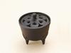 Iwachu Incense Burner Petals Black Body Size x H9 Nanbu Ironware 29206 (cm) 8.5