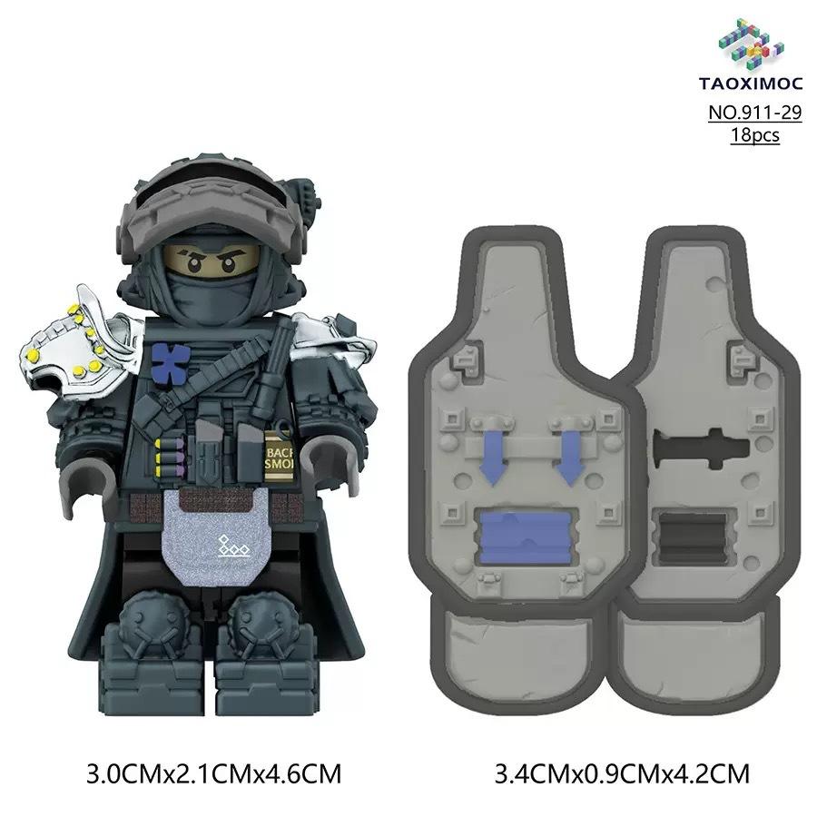 Delta Operation: Deep Blue Operators, Military Special Forces, Special Forces, Assembled Toys
