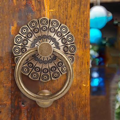 Messing Türgriff für Vordereingang, Vintage Torgriff Holzstrukturen