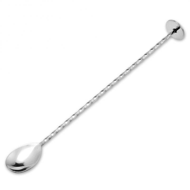 

Stirrer High Quality Stainless Steel Cocktail Spiral Pattern Stirrer Long Handle Muddler Twisted Mixing Spoon Kitchen Bar Tools