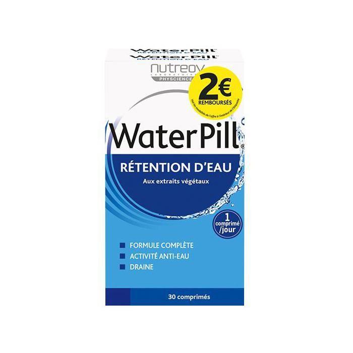 Nutreov Physcience WaterPill Rétention d'Eau Lot de 2 x 30 comprimés