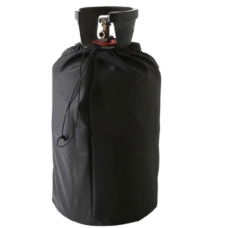 Folding Protective Cover Cooking Fuels Container Cover for Portable Gas Cylinders Water Resistant Oxford Cloth Texture
